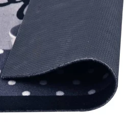 Vidaxl Tapis de sol de cuisine lavable Bleu café 45x150 cm* Tapis Pour Cuisine