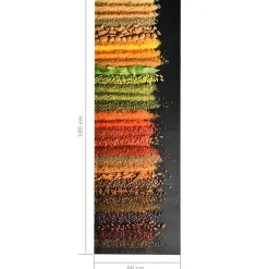 Vidaxl Tapis de sol de cuisine lavable Épice 60x180 cm* Tapis Pour Cuisine