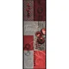 Vidaxl Tapis de sol de cuisine lavable Tomate 45x150 cm* Tapis Pour Cuisine