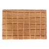 Clearance Ornami Tapis d'entrée antidérapant en fibre de coco quadrillage L.60 x l.40cm
