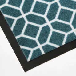 Best GoodHome Tapis d'entrée polypropylène Boykins motif vert L.60 x l.90 cm