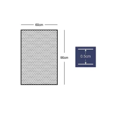 Best GoodHome Tapis d'entrée polypropylène Boykins motif vert L.60 x l.90 cm