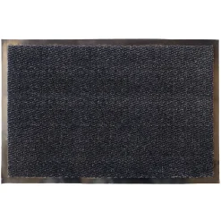 GoodHome Tapis d'entrée polypropylène Boykins gris foncé L.60 x l.90 cm