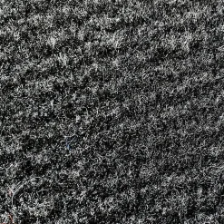 GoodHome Tapis d'entrée polypropylène Boykins gris foncé L.60 x l.90 cm