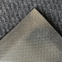 GoodHome Tapis d'entrée polypropylène Boykins gris foncé L.60 x l.90 cm