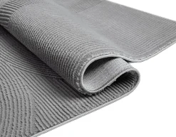 Clearance The Carpet Tapis design salon Moderne Art Curve Durable, Gris, 80 x 150 cm - LIMA