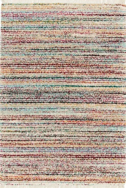 Balta Tapis d’intérieur décoratif rayé multicouleurs 230x160 cm* Tapis Intérieur|Tapis Pour Salon