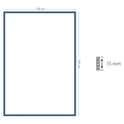 Outlet GoodHome Tapis effet 3D arche Wapiti poils longs L.120 x L.170cm blanc