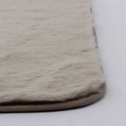 Ornami Tapis effet fourrure ultra doux beige L.90 x l.60cm* Tapis Pour Chambre