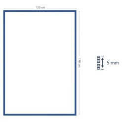 Online GoodHome Tapis effet tissé Boyoz tissage à plat L.120 x L.170cm naturel et blanc