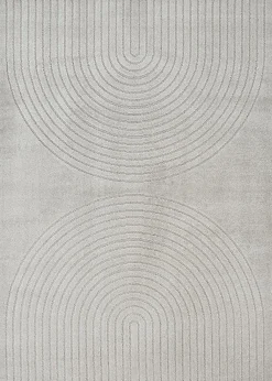 Hot The Carpet Tapis Elisa design géométrique, Gris, 80 x 150 cm