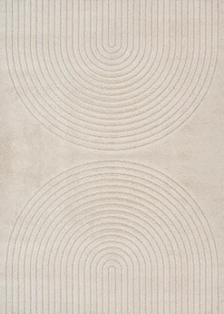 The Carpet Tapis Elisa design géométrique, Beige, 160 x 220 cm* Tapis Intérieur|Tapis Pour Salon