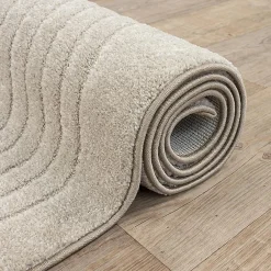 The Carpet Tapis Elisa design géométrique, Beige, 140 x 200 cm* Tapis Intérieur|Tapis Pour Salon