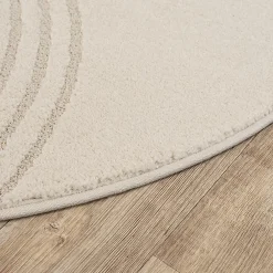 The Carpet Tapis Elisa design géométrique, Beige, 140 x 200 cm* Tapis Intérieur|Tapis Pour Salon