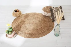 Atmosphera Créateur D'Intérieur Tapis en jute D120 cm - Atmosphera* Tapis Jute Et Naturel