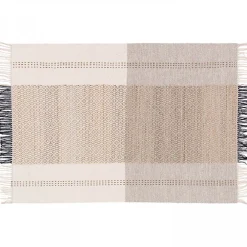 Oviala Tapis en laine et jute tissé à plat à motifs géométriques 160 x 230 cm* Tapis Pour Salon