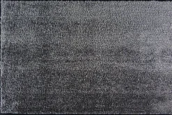 Tapis en microfibres gris 40x60 cm avec semelle en PVC* Tapis D'Entrée Et Paillasson