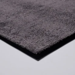 Tapis en microfibres gris 40x60 cm avec semelle en PVC* Tapis D'Entrée Et Paillasson