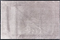 Tapis en microfibres taupe 60x90 cm avec semelle en PVC* Tapis D'Entrée Et Paillasson