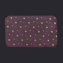 Paris Prix Tapis Enfant Déco "Fluo Night" 50x80cm Fuchsia