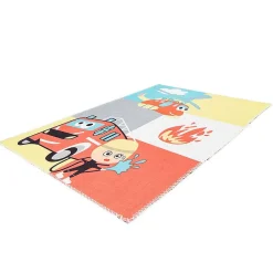 New Paris Prix Tapis Enfant Imprimé "Playground III" Multicolore 120 x 180 cm
