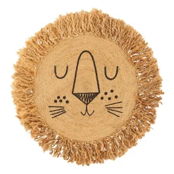 Online Atmosphera Créateur D'Intérieur Tapis enfant "Lion" - jute - D. 90 x P. 1 cm - D90 cm - Atmosphera