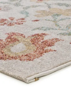 Atticgo Tapis extérieur beige / multicolore rectangulaire motifs floraux 160x230 cm SAMARA* Tapis Extérieur