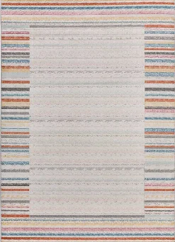 Atticgo Tapis extérieur multicolore rectangulaire géométrique 160x230 cm SAMARA* Tapis Extérieur