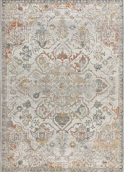 Atticgo Tapis extérieur multicolore rectangulaire vintage 200x290 cm SAMARA* Tapis Extérieur