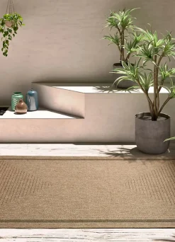 Best Atticgo Tapis extérieur naturel rectangulaire effet jute 160x230 cm ACRA