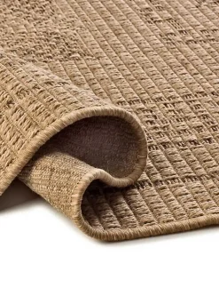 Atticgo Tapis extérieur naturel rectangulaire classique effet jute 120x170 cm ACRA* Tapis Extérieur