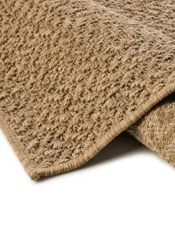 Discount Atticgo Tapis extérieur naturel rectangulaire géométrique effet jute 200x290 cm ACRA