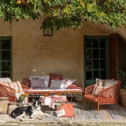 Hot Vivaraise Tapis extérieur en polypropylène Bianca papaye 230x160 cm