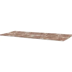 Clearance Vivaraise Tapis extérieur en polypropylène recyclé Ariane rouille 80x200 cm