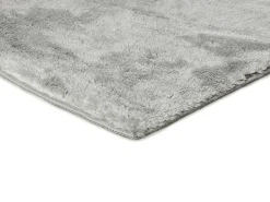 Sale Atticgo Tapis intérieur argent rectangulaire shaggy uni 140x200 cm ROMA