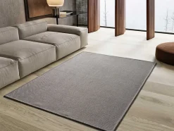 Atticgo Tapis intérieur argent rectangulaire chevron 60x120 cm ESPIGA