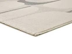 Atticgo Tapis intérieur beige / gris rectangulaire abstrait 160x230 cm PORTO* Tapis Pour Salon