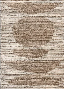 Atticgo Tapis intérieur beige rectangulaire scandinave 120x170 cm LIMA* Tapis Persan Et Berbère|Tapis Pour Salon