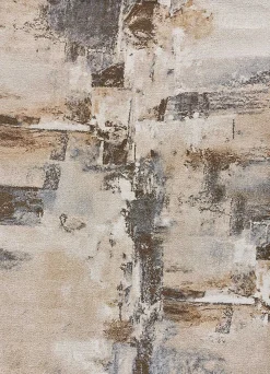 Sale Atticgo Tapis intérieur beige rectangulaire abstrait 120x170 cm AYDIN