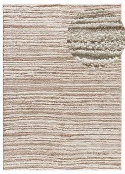 Best Atticgo Tapis intérieur beige rectangulaire scandinave 120x170 cm LIMA
