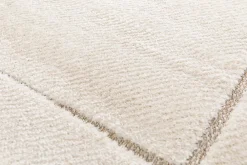 Best Atticgo Tapis intérieur blanc rectangulaire scandinave avec relief 160x230 cm DIENA