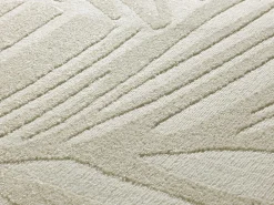 Atticgo Tapis intérieur blanc rectangulaire botanique 80x150 cm SENSATION* Tapis Uni