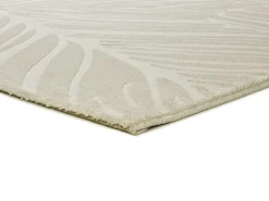 Atticgo Tapis intérieur blanc rectangulaire botanique 80x150 cm SENSATION* Tapis Uni