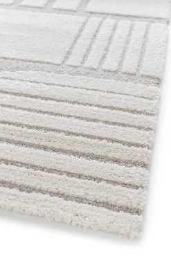 Best Atticgo Tapis intérieur blanc rectangulaire scandinave 160x230 cm SNOWY