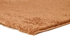 Sale Atticgo Tapis intérieur camel rectangulaire shaggy uni 60x120 cm ATLAS