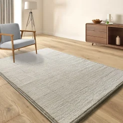 Atticgo Tapis intérieur crème rectangulaire scandinave 80x150 cm CANDELA* Tapis Persan Et Berbère