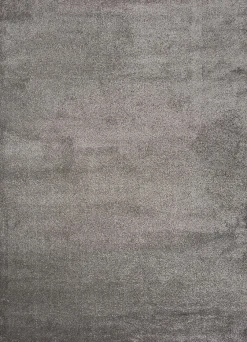 Atticgo Tapis intérieur gris rectangulaire uni 120x170 cm MONTANA
