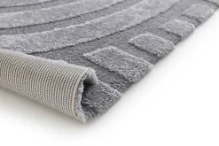 Atticgo Tapis intérieur gris rectangulaire scandinave 160x230 cm SNOWY* Tapis Persan Et Berbère