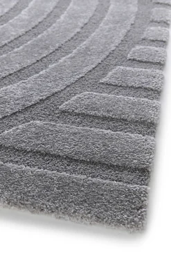 Atticgo Tapis intérieur gris rectangulaire scandinave 160x230 cm SNOWY* Tapis Persan Et Berbère