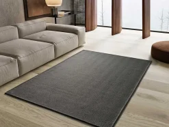 Discount Atticgo Tapis intérieur gris rectangulaire uni 60x120 cm ESPIGA